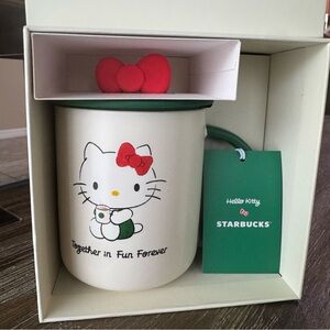 BNWT Starbucks Hello Kitty Mug